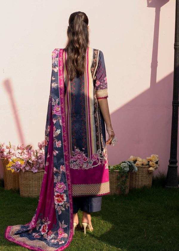 3PC-PRINTED LAWN SUIT