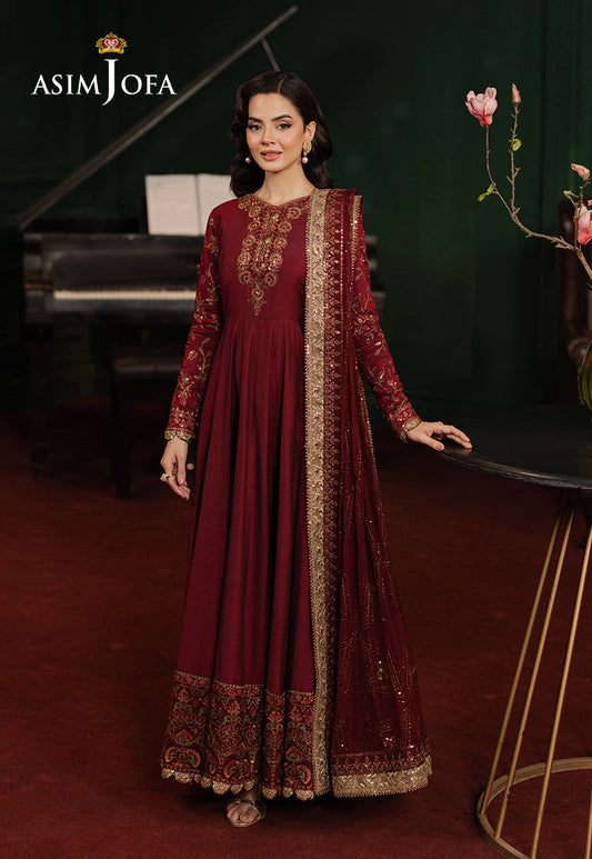 3PC-EMBROIDERED COTTON SILK