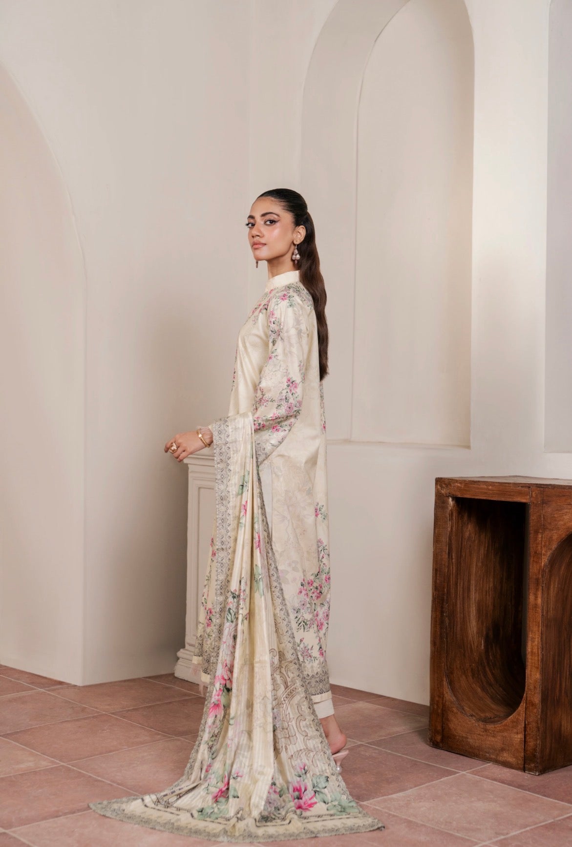 3 PC PRINTED SUIT