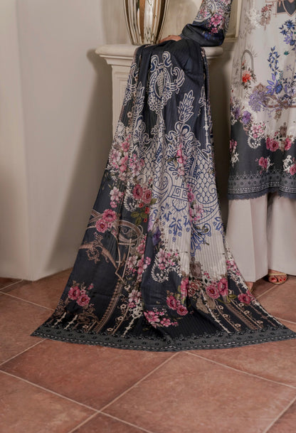 3 PC PRINTED SUIT