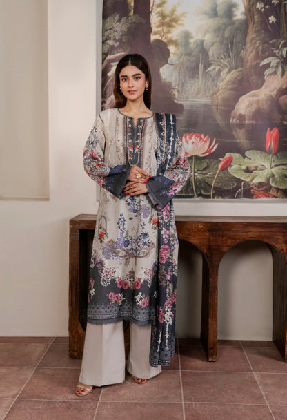 3 PC PRINTED SUIT