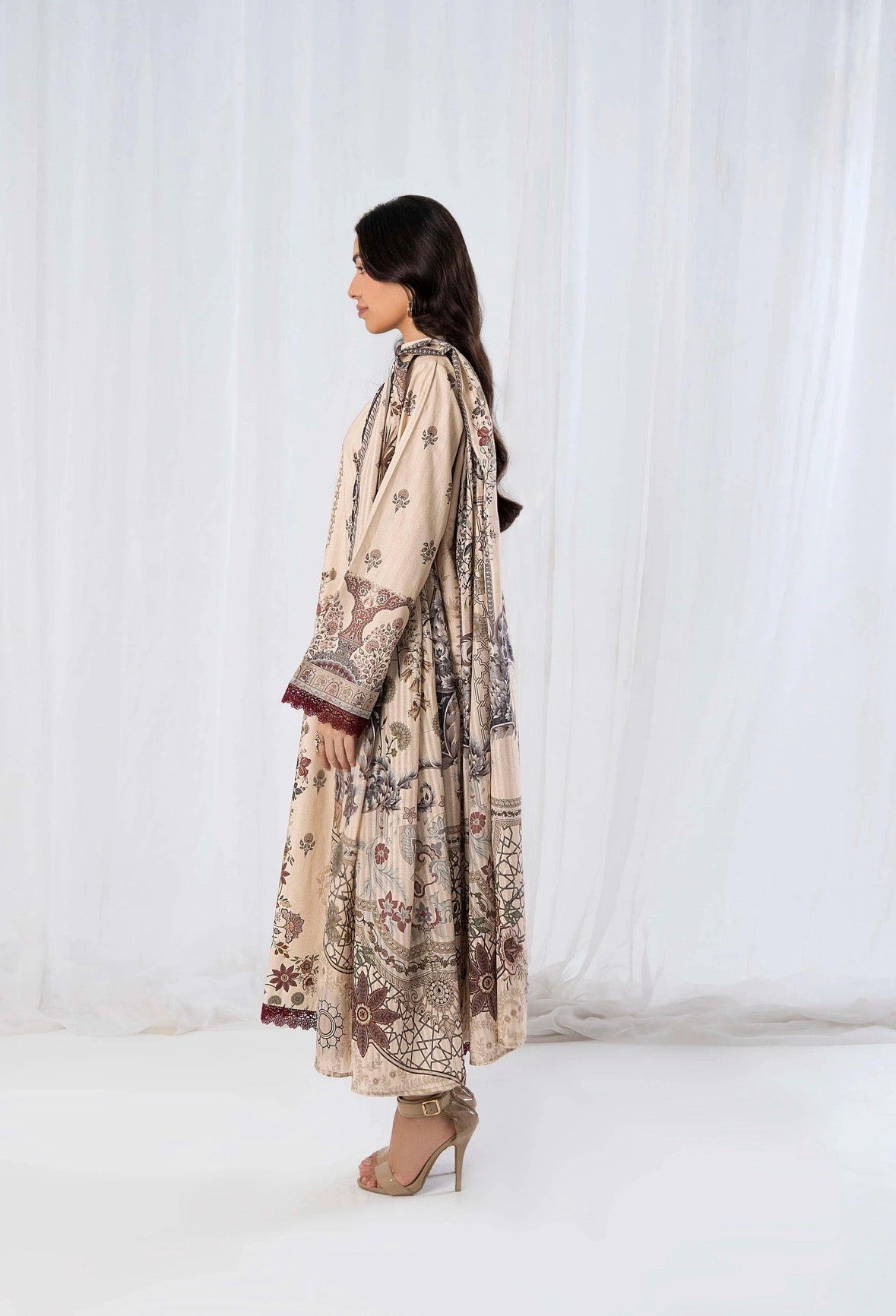 3 PC PRINTED SUIT
