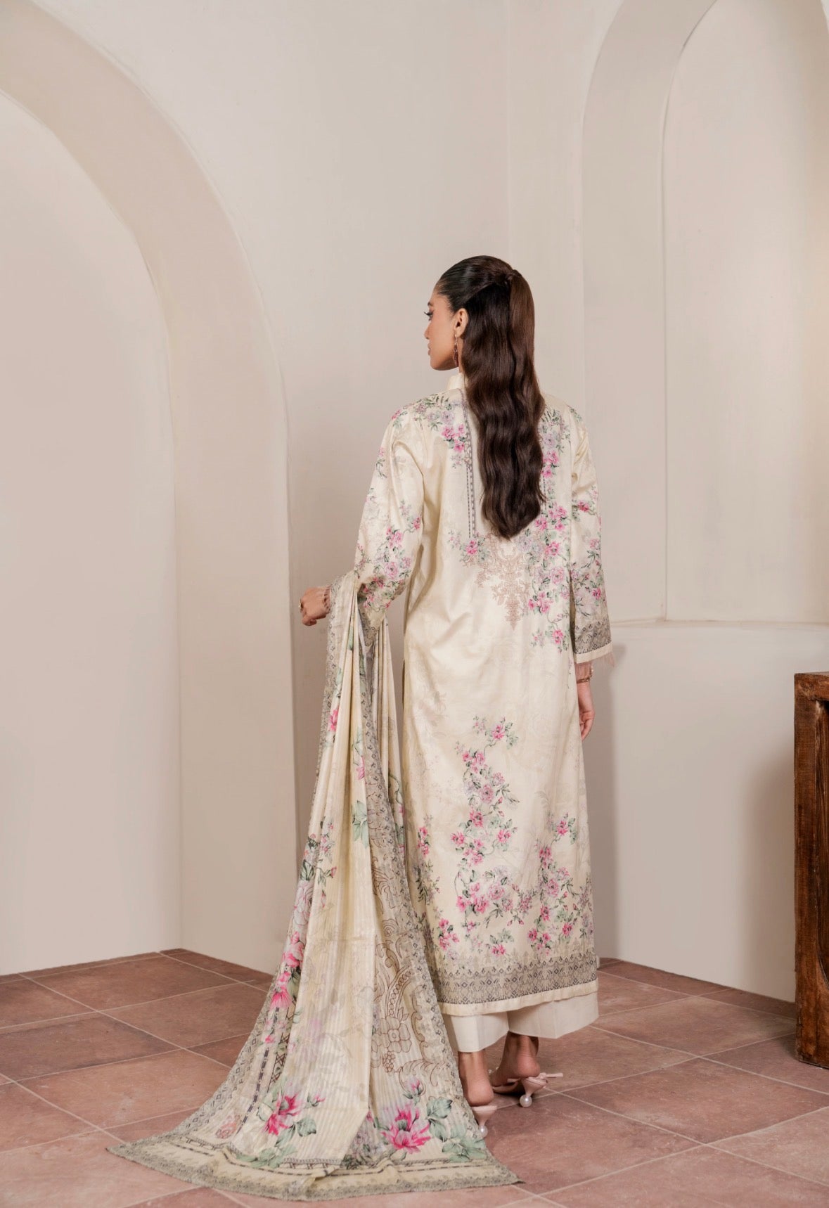 3 PC PRINTED SUIT