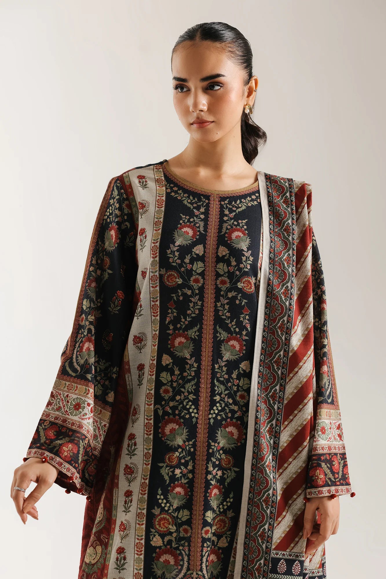 3 PC PRINTED SUIT