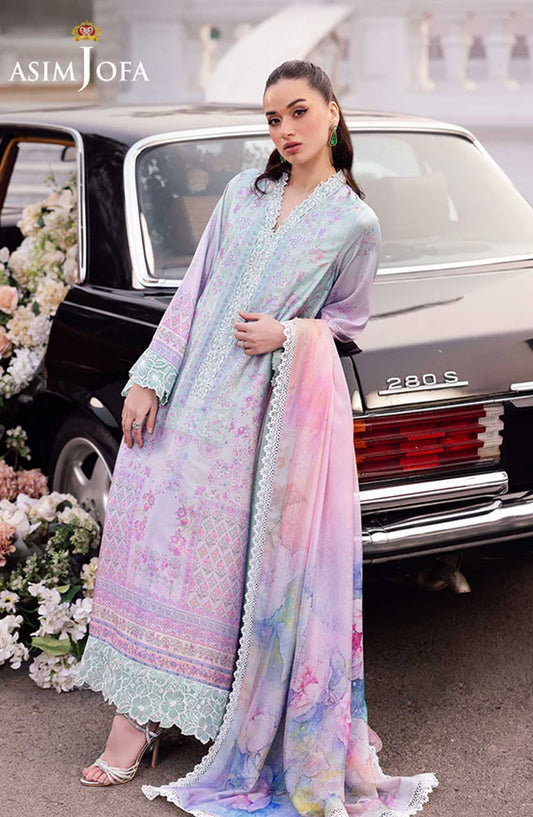3PC-EMBROIDERED SILK SUIT