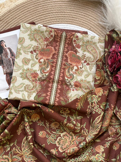 3 PC PRINTED SUIT