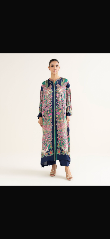 RTW - Printed Silk co od set