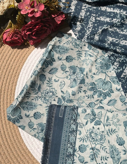 3 PC PRINTED LAWN