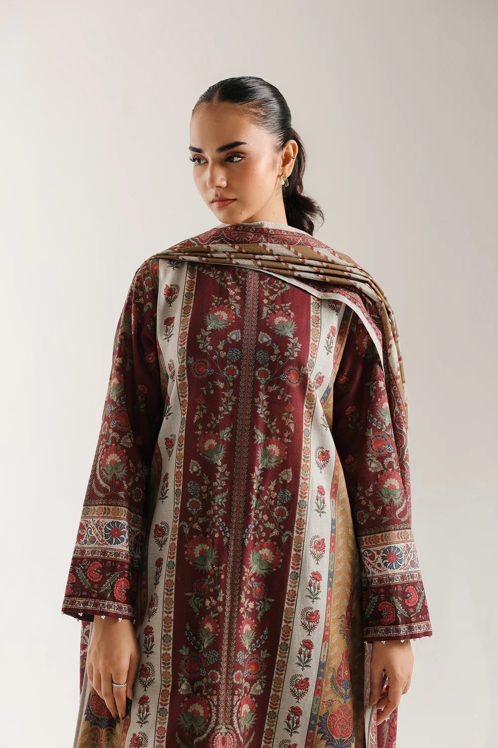 3 PC PRINTED SUIT