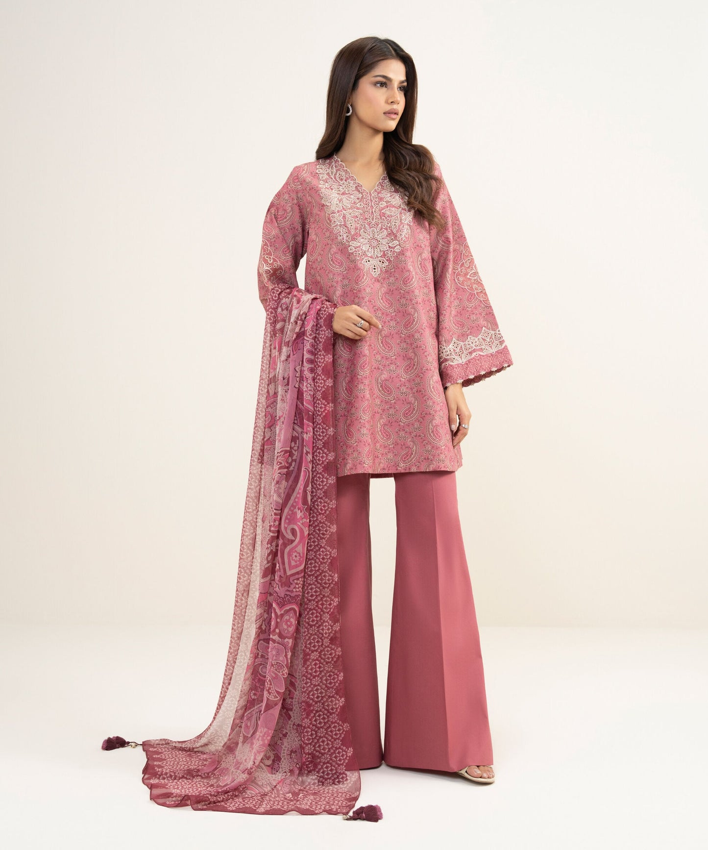 Unstitched-Zari Lawn
