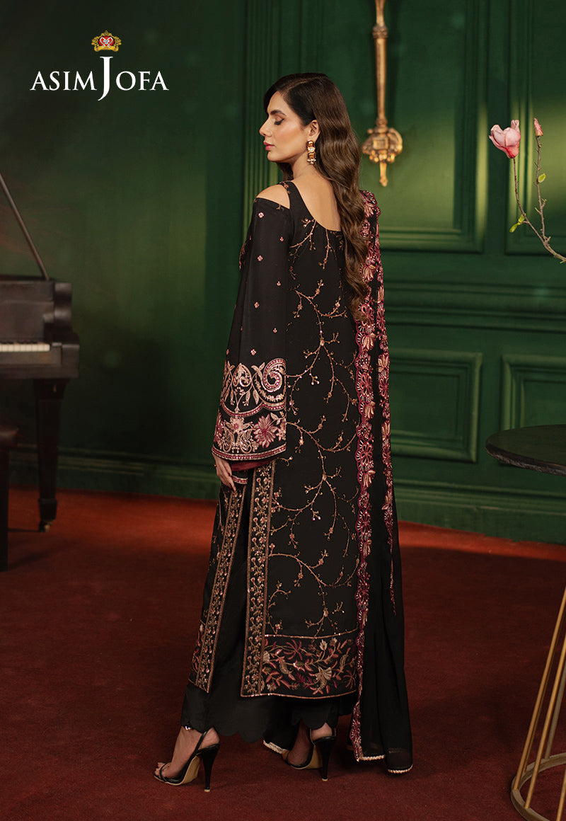 3PC-EMBROIDERED SILK SUIT