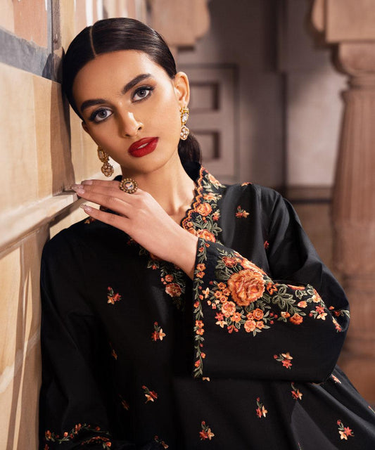 3PC-EMBROIDERED LAWN SUIT