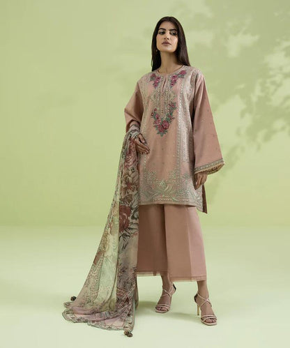 3PC-EMBROIDERED LAWN SUIT